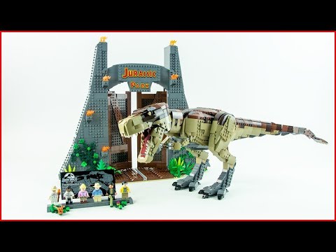 Vidéo LEGO Jurassic World 75936 : Jurassic Park : le carnage du T. rex