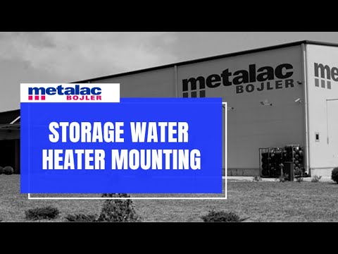 Metalac Bojler - Storage water heater mounting