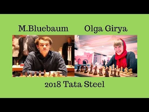 Middle game focus:Womens GM Olga Girya stuns GM Matthias  Bluebaum