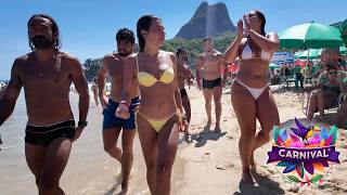 Rio de Janeiro Leblon Beach Walk Summer 2026 | 4K