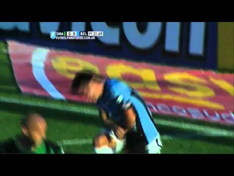 Se lo perdió Farré. San Martín (SJ) 0 - Belgrano 0. Fecha 28. Primera División 2015. FPT.