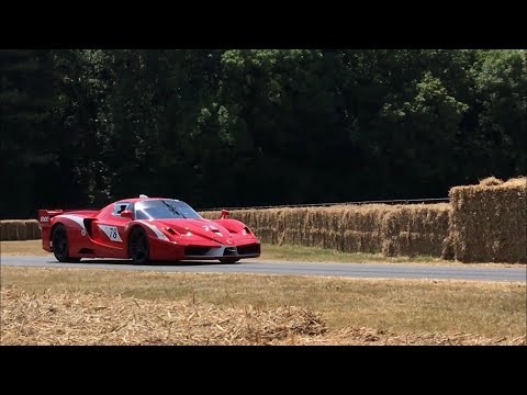 Ferrari FXX-K Evo, FXX Evo & 599XX V12 Sound | Goodwood Festival of Speed 2018