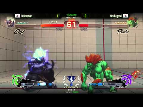 SSF4AE Infiltration vs Kim Legend - CAPCOM-Cup Asia Korea Qualifiers