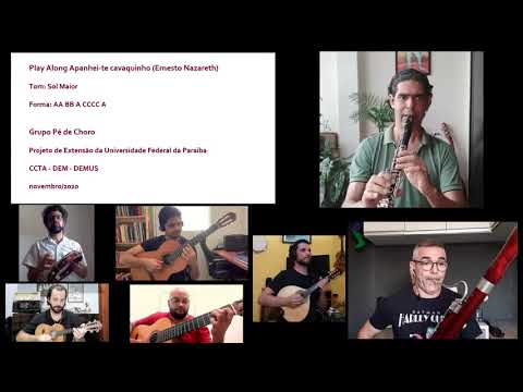 Play Along Apanhei-te cavaquinho (Ernesto Nazareth) com Grupo Pé de Choro