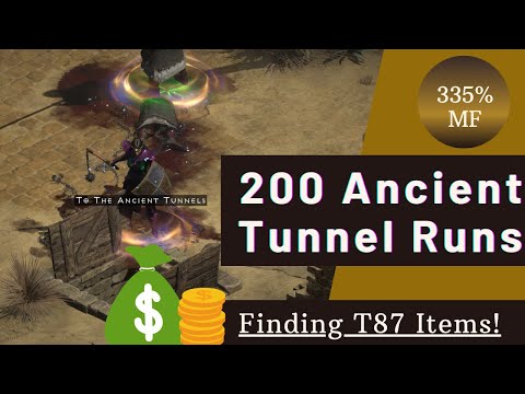 200 Ancient Tunnel Runs: Diablo 2 Resurrected | Loot Highlight