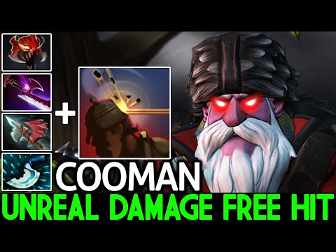 COOMAN [Sniper] Crazy Power Headshot Unreal Damage Free Hit Dota 2
