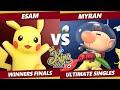 king 2021 winners finals esam pikachu vs. myran olimar ssbu smash ultimate