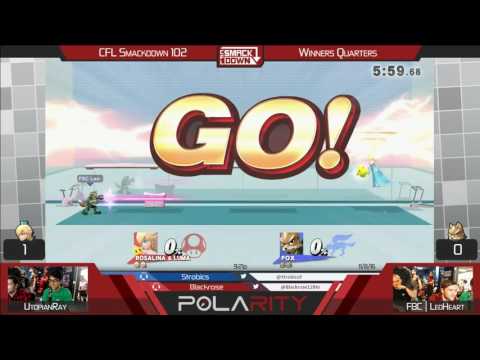 CFL Smackdown 102 WiiU - UtopianRay (Rosalina) vs FBC LeoHeart (Fox) - Winners Quarters