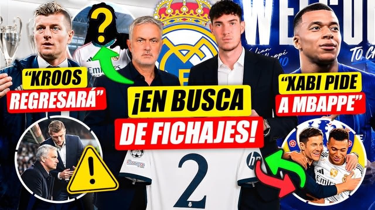💣XABI PIDE A MBAPPÉ | ¡MOURINHO EN BUSCA DE FICHAJES PARA EL MADRID! | TONI KROOS VOLVERÁ A CASA