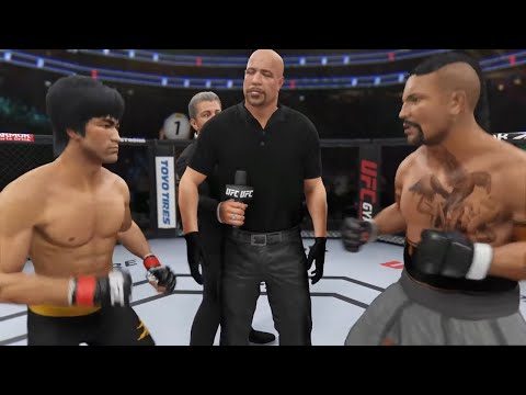 UFC 4 | Bruce Lee vs. Mongol Abdel (EA sports UFC 4)