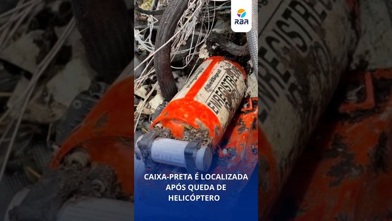 Caixa-preta é localizada após queda de helicóptero em Urubici