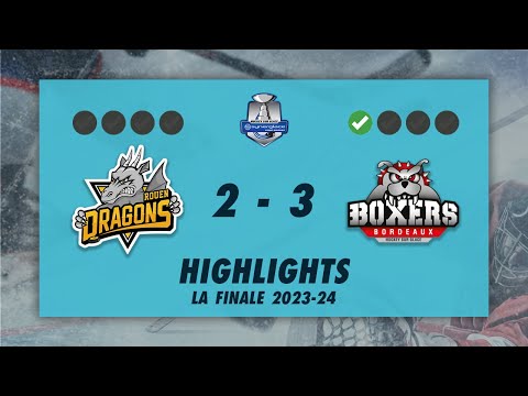 Dragons de Rouen 2-3 Boxers de Bordeaux - Highlights - Synerglace Ligue Magnus 2023/24