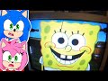 Sonic And Amy Watch Spongebob WARNING REACTING TO THE SCARIEST SPONGEBOB SORA 2 COMPILATION