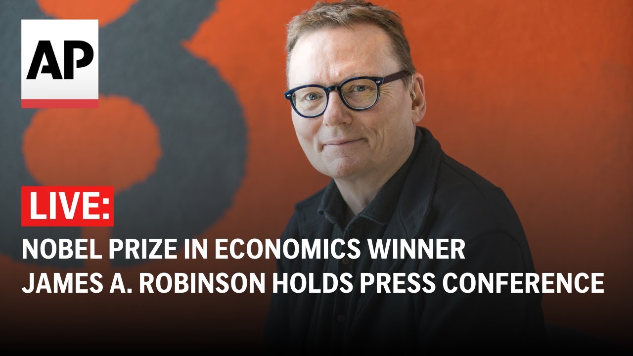 LIVE: Nobel Prize in Economics winner James A. Robinson holds press conference