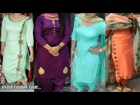 Summer wear simple punjabi suit design