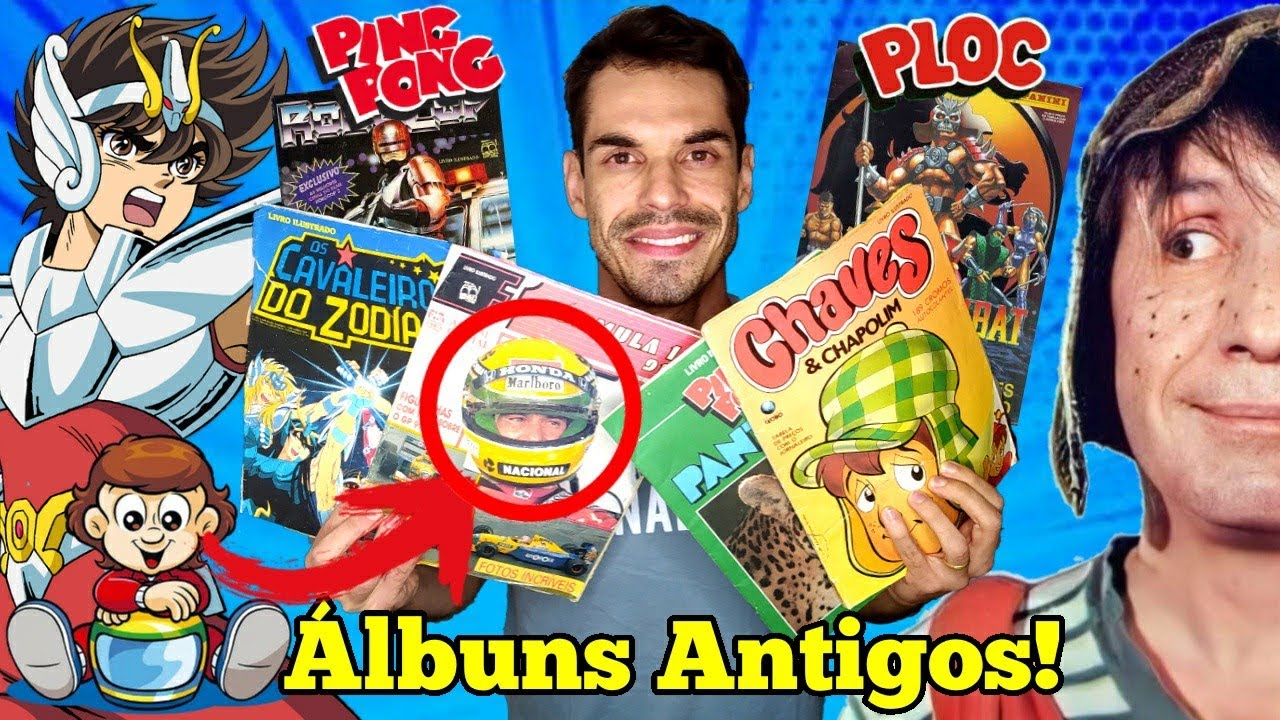 Coleções de Figurinhas e Álbuns dos Anos 80 e 90! Infância