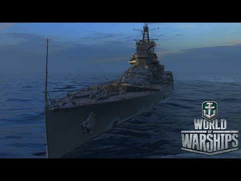 WORLD OF WARSHIPS - Monarch in T10 Matchmaking [Gameplay/german/deutsch]