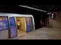 4K Bucharest Metro BOMBARDIER Trains On M1 And M3 With Diverse Ads
