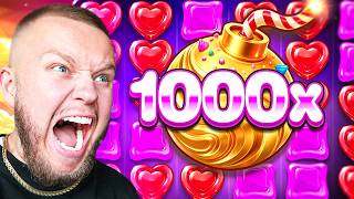 I HIT THIS SENSATIONAL WIN ON SWEET BONANZA!? (Big Slot Win!?)