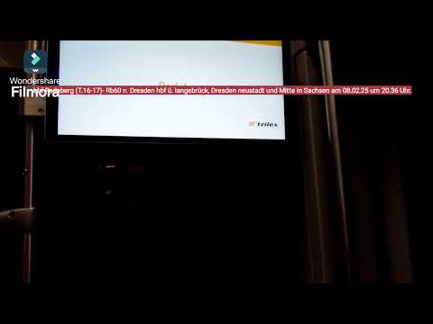 bhf Radeberg (T.16-17)- Rb60 n. Dresden hbf ü. langebrück, Dresden neustadt und Mitte in Sachsen.