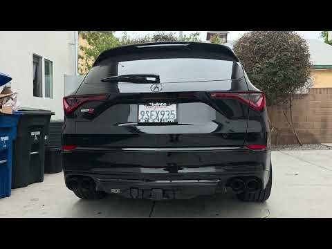 ACURA MDX TYPE S 2025 BLACK WIDOW EXHAUST COLD START