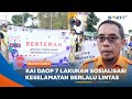 MADIUN Tekan Kecelakaan KAI DAOP 7 Sosialisasikan Keselamatan Berkendara Di Perlintasan Sebidang