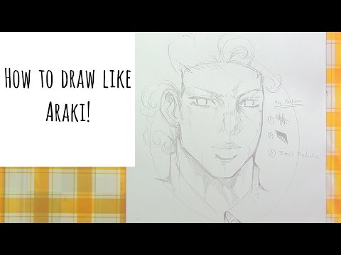 How to draw like Araki Hirohiko! (Jojo's Bizarre Adventure ...