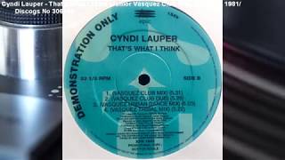 Cyndi Lauper - That's What I Think (Junior Vasquez Club Mix) (1993)