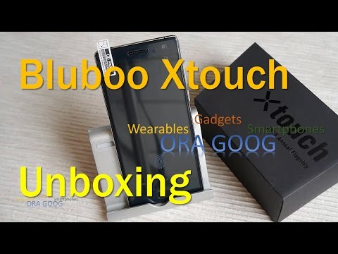 Bluboo Xtouch 5'' FHD LTE Front- Fingersensor Metall Chassis Smartphone - Unboxing (Deutsch)