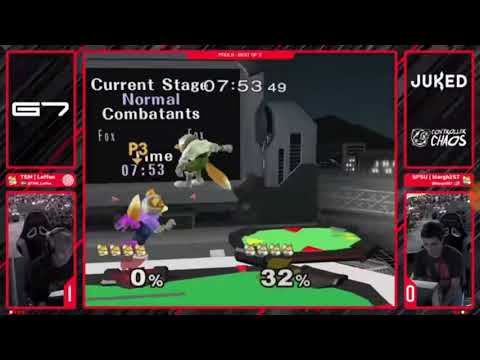 Melee - Genesis 7 - TSM | Leffen (fox) 0% Perfect Death