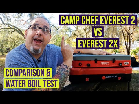 CAMP CHEF EVEREST 2X vs. 2  - COMPARISON VID - Includes water boil test !