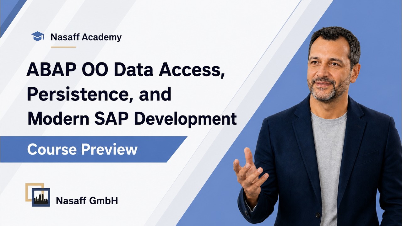 Course Preview - ABAP OO Data Access & Modern SAP