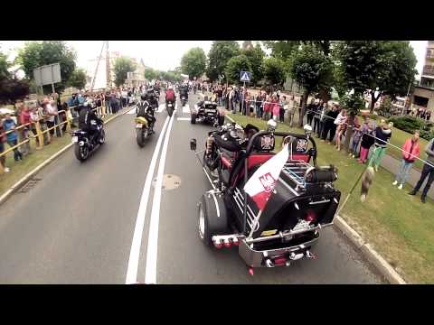 POLANÓW - ZLOT MOTOCYKLI 2014- PARADA - HD