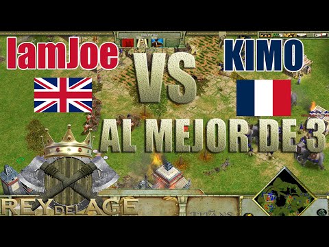 IamJoe VS KIMO - TOP 1 Y 2 DEL MUNDO - AGE OF MYTHOLOGY - REY DEL AGE