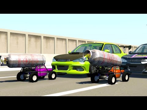 R/C EXPLOSIVE POLICE CARS TAKE DOWN SUPERCARS! - BeamNG Drive R/C Police Car Chase