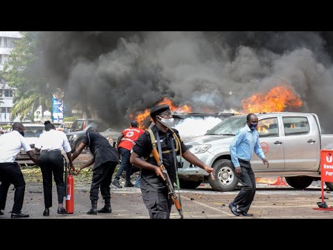 😱Kampala blasts Suicide bombers target Ugandan capital #irtizahasan #ugandaexplosion #bbc #killedin