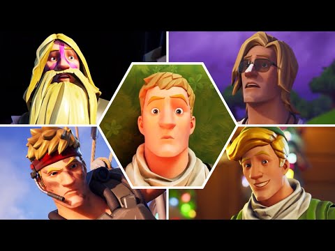 Evolution of Jonesy in All Fortnite Trailers & Cutscenes - YouTube