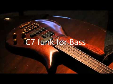 C7 Funk Backing Track for Bass One Chord vamp