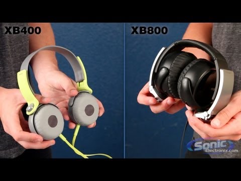 Sony MDR-XB200 XB Extra Bass Series On-Ear Headphones (Green)-video