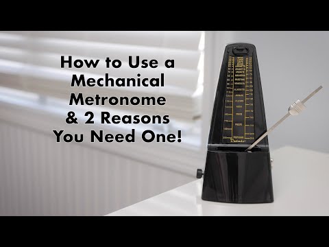 How to use a Mechanical Metronome featuring the Amazon Veteto Mechanical Metronome