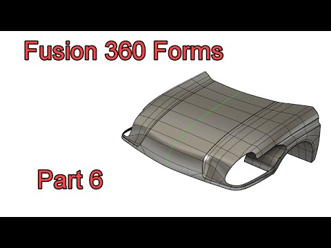 Fusion 360 Forms - Part 6 - Starting a Fender Flare