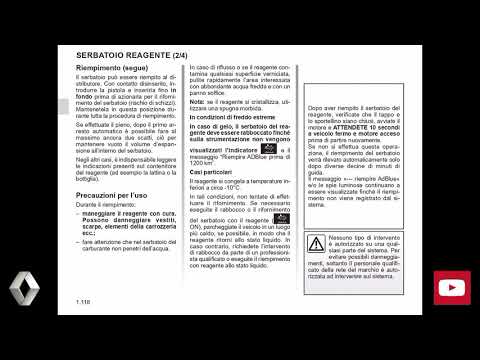 Controllo e manutenzione liquido ad blue su Nuova Renault Clio 5