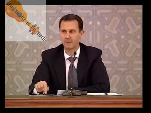 بشار الاسد الفلسطينيين خونه ولتذهب القضيه الفلسطينيه الى الجحيم