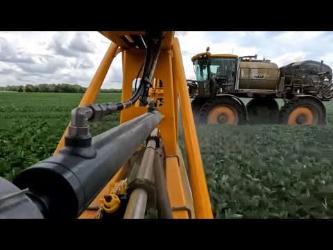 Spraying Lucento Fungicide on Soybeans Season 4 Episode 17