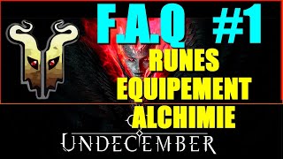Undecember F.A.Q #1. Runes, Alchimie