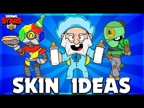 TOP 10 NEW SKINS! | Brawl Stars skin ideas episode 26