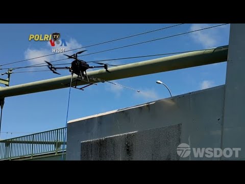 VOA - PEMANFAATAN DRONE UNTUK MEMBERSIHKAN GRAFITI