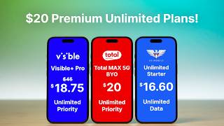 $20 Unlimited Premium Data Plans Are HERE!