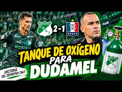 Tanque de oxígeno para dudamel después de la victoria del #deportivocali ante once Caldas 
