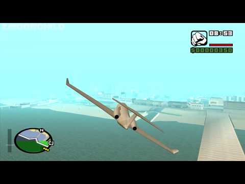 Chain Game 48 mod - How to fly across the map and not get a Wanted Level - GTA San Andreas